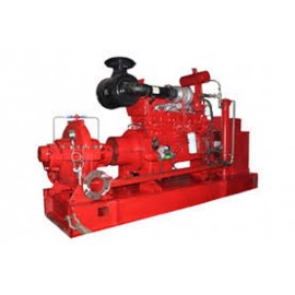 BƠM CỨU HỎA LY TÂM TRỤC NGANG RỜI TRỤC DẠNG 2 CỬA HÚT ĐỘNG CƠ DIESEL 